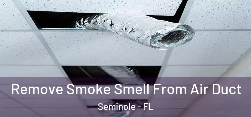 Remove Smoke Smell From Air Duct Seminole - FL